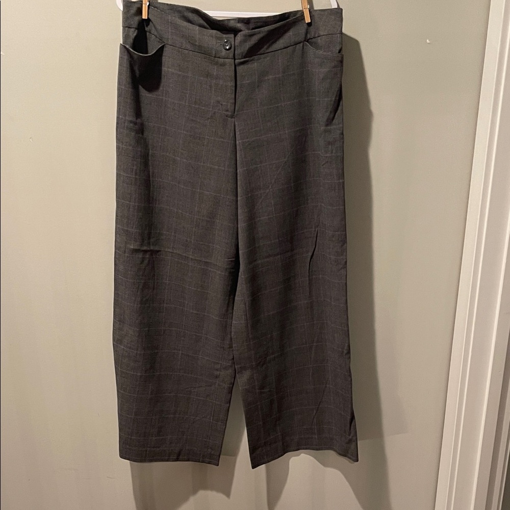 Lane Bryant Gray Wide Leg Pants